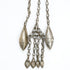 Ersari Head dress silver and white metal 47 x 9 cm - The Nomads Tent